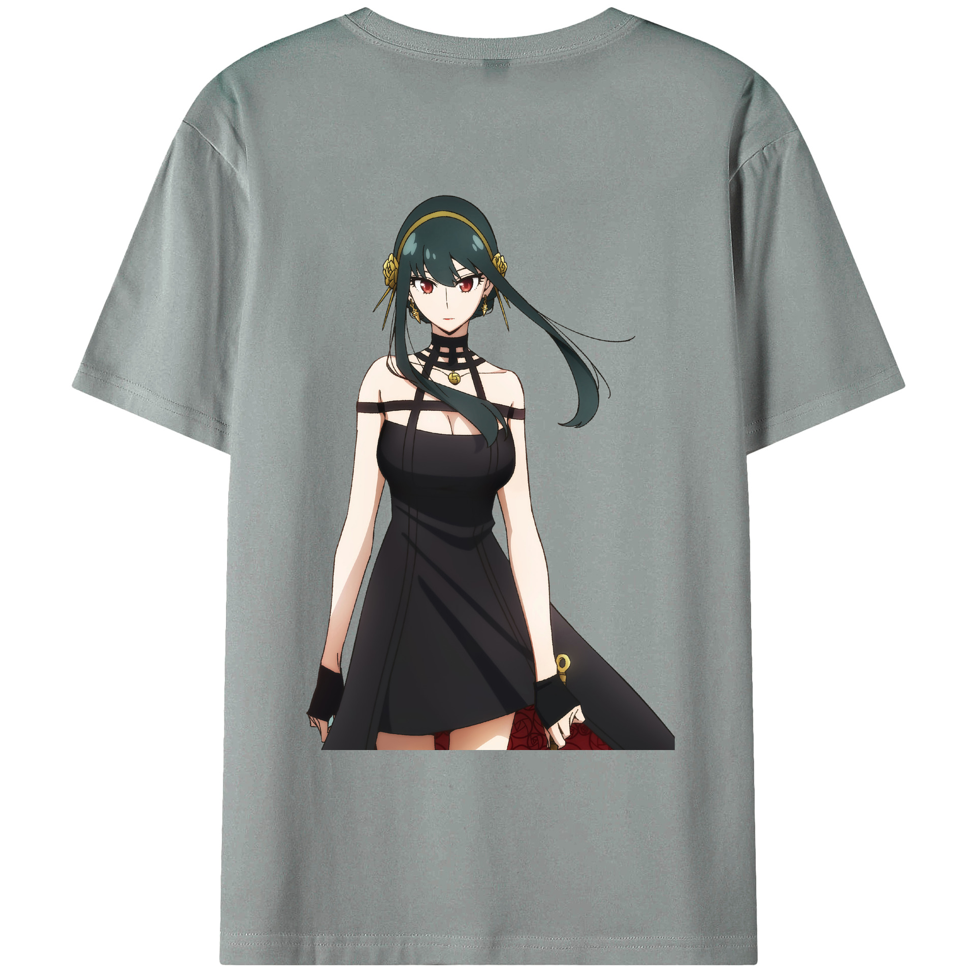（画像用） SPY×FAMILY间谍家家酒 綿100％ メンズ半袖Tシャツ（バックプリント） 通気性